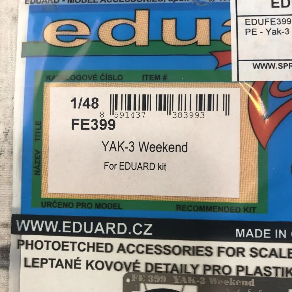 1/48‎ Eduard Zoom Yak-3 Weekend #FE399 for Eduard  KITS New sealed
